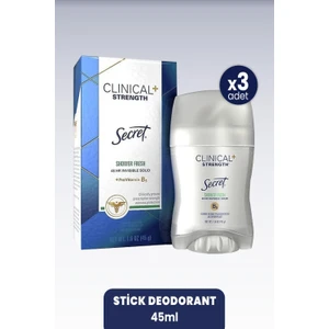 Clinical Shower Fresh Antiperspirant Deodorant 45 Gr X 3 Adet