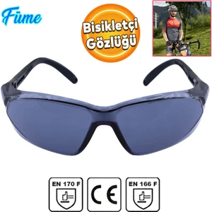 Bisiklet Gözlüğü Uv Korumalı Ayarlanabilir Bisikletçi Gözlük Füme S900
