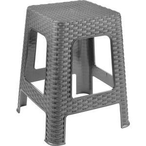 4 Adet Rattan Büyük Tabure - Plastik Tabure - Tabure