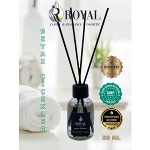 Royal Mum Beyaz Çiçekler Çubuklu Oda Kokusu  50 ml