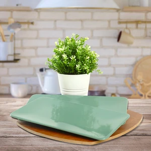Yeşil Siera Kayık Tabak 33 cm 2 Adet