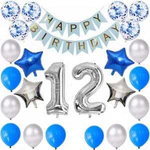 Çıtı Pıtı Store Çıtıpıtıstore 12 Yaş Doğum Günü Balon Set