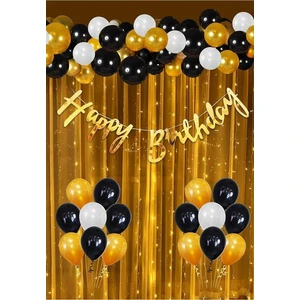 Çıtı Pıtı Store Çıtıpıtıstore LED Işıklı Lüks Doğum Günü Balon Set