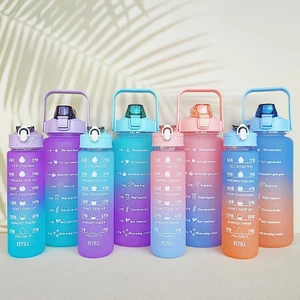 2 Li Motivasyon Su Matarası 2 L- 900 ml