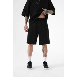 Premium Pamuklu Süprem Basic Şort Siyah