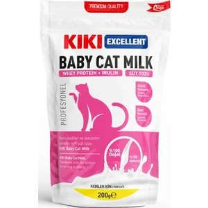 Kıkı Excellent Kedi Süt Tozu (Whey Protein + Inülin) 200 Gr. KC113