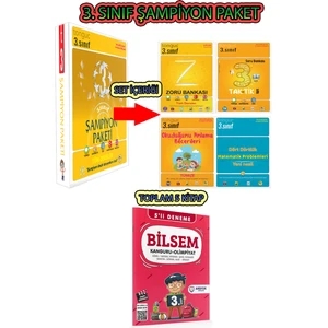 Tonguç Akademi 3. Sınıf Şampiyon Paketi 3. Sınıf Bilsem Deneme Sınavı