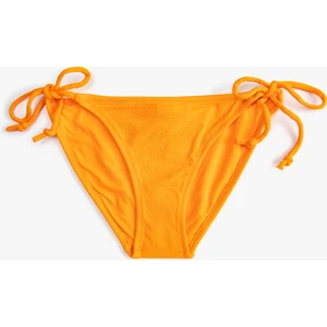 Brazilian Bikini Altı Basic Dokulu Yanları Bağlama Detaylı