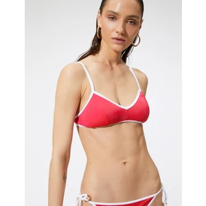 Bikini Üstü Biye Çapraz Bağlama Detaylı Kaplı