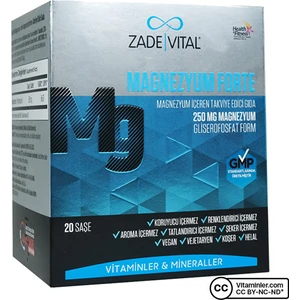 Zade Vital Magnezyum Forte 20 Saşe