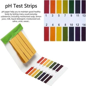 Ph Ölçer Ph Metre 1-14 Ph Su Sıvı Test Ölçme Turnusol Kağıdı 240 Adet