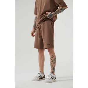 Relaxed Basic Şort Kahve