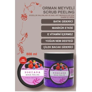 Orman Meyveli 800 ml Scrub Peeling Salon Boy Çilek Bacak Batık