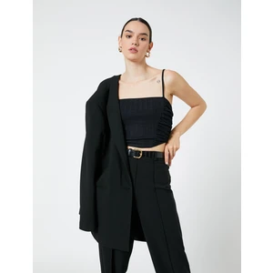 Askılı Büstiyer Drape Detaylı