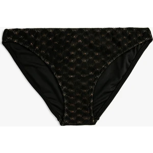 Bikini Altı Dokulu Normal Bel