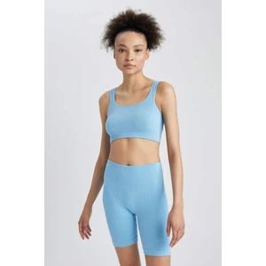 DeFactoFit Crop Top Bisiklet Yaka Sporcu Bralet Atlet A7324AX23HS