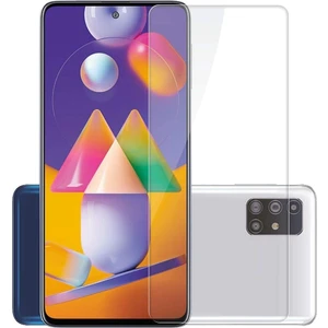 Samsung Galaxy M31S ile Uyumlu Ekran Koruyucu Şeffaf Temperli Kırılmaz Cam Ekran Koruyucu