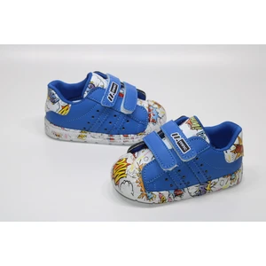 Minican Ortopedik Çok Hafif Taban Çift Cırtlı Kolay Giyim Çizgi Karakter Baskılı Çocuk Günlük Bebe Sneaker