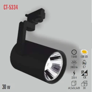 CT-5334 30W LED Armatür (Ray Tip) (GÜNIŞIĞI-12ADET) Cata