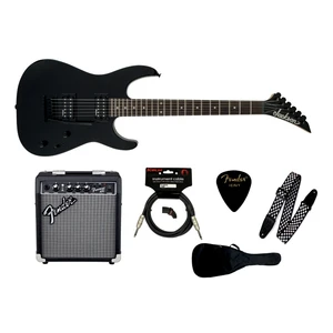 JS11 Blk Elektro Gitar Seti (Fender Frontman 10G Amfi)