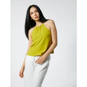 Halter Yaka Kamisol Atlet Sırt Detaylı