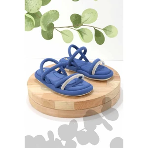 Mavi Saten  Kadın Sandalet K05362028038