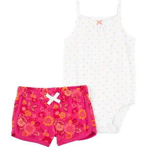 Kız Bebek Alt Üst Set 2'li Paket Pembe