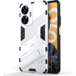 Realme C55 Kickstand Telefon Kılıfı Anti-Çizelge Pc + Tpu Koruyucu Kapak (Yurt Dışından)
