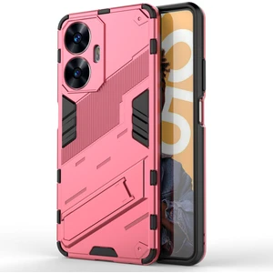 Realme C55 Kickstand Telefon Kılıfı Anti-Çizelge Pc + Tpu Koruyucu Kapak (Yurt Dışından)