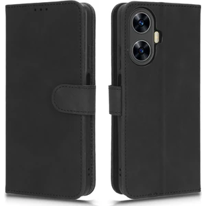 Realme C55 Telefon Deri Kılıfı, Stand Cüzdan Çizelge Karşıtı Telefon Kapağı (Yurt Dışından)