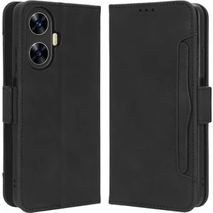 Realme C55 Telefon Deri Kılıfı Çoklu Kart Yuvası Stand Telefon Koruyucu Kapak (Yurt Dışından)