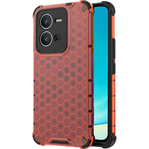 Vivo V25 5g Çizgiye Dönem Anti-Clatch Telefon Kapağı Petek Dokusu Tpu+Pc Şok Geçirmez Geri Kılıf (Yurt Dışından)