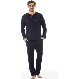 Pierre Cardin 5560 Erkek Çeyizlik Beşli Rop Pijama Takım - Lacivert