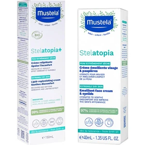 Stelatopia Lipit Yenileyici Krem 150 ml + Stelatopia Emollient Face Cream Yüz Kremi 40 ml
