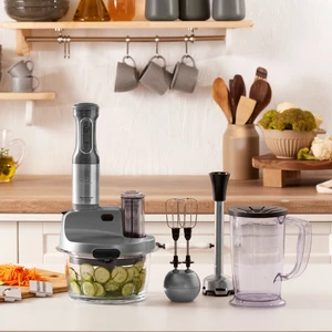 Mastermaid Prosteel Cam Mutfak Robotu Uzun Blender Ayaklı 6 Bıçaklı 2500 W Galaxy Grey
