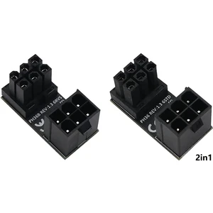 4974 Atx 6 Pin To 180 Derece Dişi Erkek Ekran Kartı Güç Çevirici Dönüştürücü Adaptör