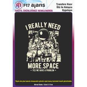 F17 Ajans Ütü ile Yapışan Tekstil Dtf Transfer Baskı