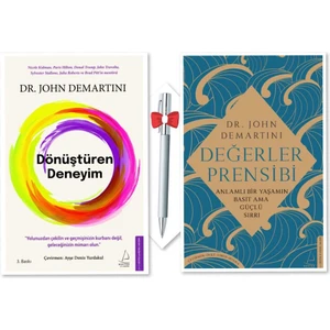 Dönüştüren Deneyim - Değerler Prensibi - 2 Kitap - John Demartini + Caprice B112 Kalem