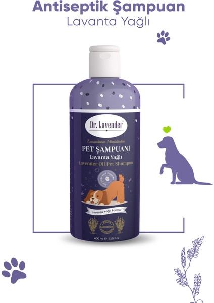 Lavanta Yağlı Köpek Şampuanı & Pet Tüy Açıcı Topaklanma ve Dökülme Önleyici Bakım Spreyi fırsatları