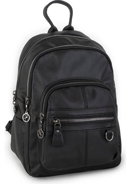 Kadın Sırt Çantası Siyah Yıkamalı fiyatları