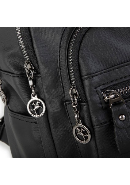 Kadın Sırt Çantası Siyah Yıkamalı fırsatları