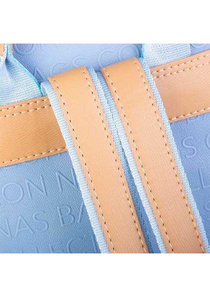 Kadın Sırt Çantası Mavi Camel Gofraj fiyatları