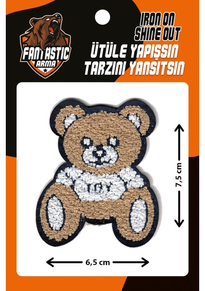 Ütü Ile Yapışan Dokuma Peluş,kolej, Punch Arma Bear, Ayı Modeli