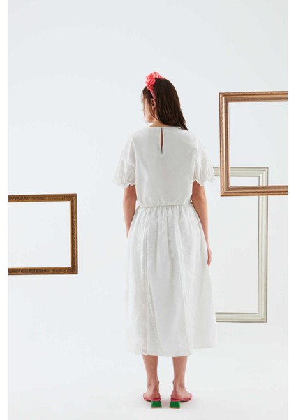 İşlemeli Uzun Etek Beyaz Y2215059_002 fiyatları