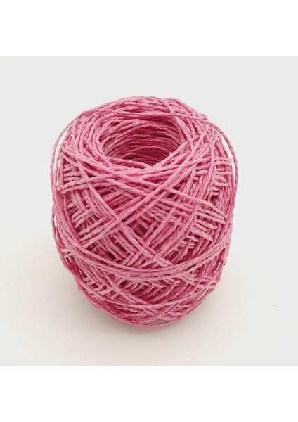 Koyu Pembe Renk 50 gr Sarılmış Kağıt Ip