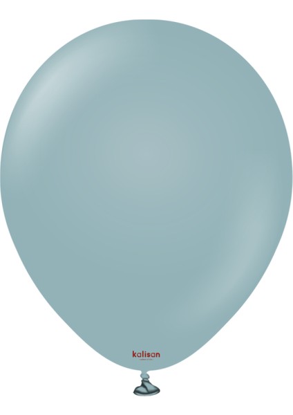 Retro Fırtına Mavisi Pastel Balon 100 Lü