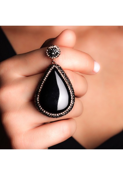 Oltutaşı Damla Formlu Markazitli Gümüş Kadın Kolye fiyatları