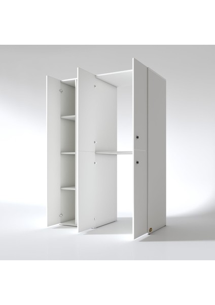 Kenzlife çamaşır-kurutma makinesi dolabı kapaklı yaromiramdf sol byz 180*120*60 % 100 mdf full mdf banyo arkalıksız
