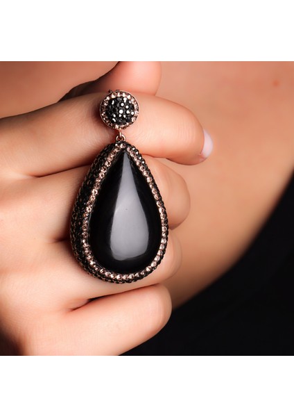 Oltutaşı Damla Formlu Markazitli Gümüş Kadın Kolye fiyatları