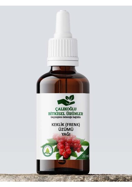 Çalıkoğlu Bitkisel Ürünler Keklik Üzümü Yağı (Frenk Üzümü Yağı) 20 ml